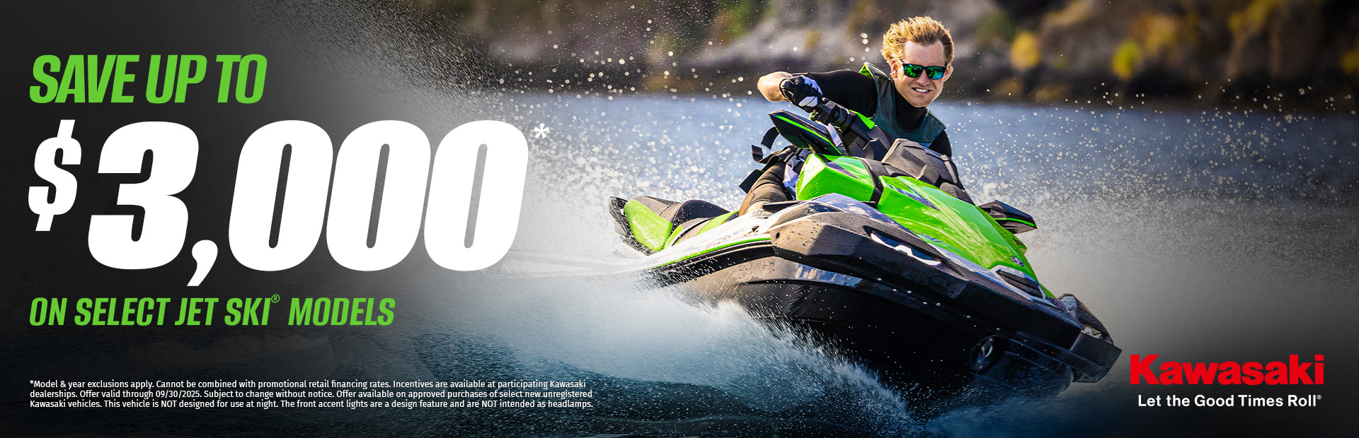 Kawasaki | Save up to $3,000 on Select Jet-Ski Models